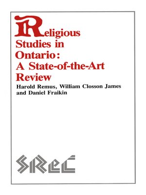 cover image of Religious Studies in Ontario